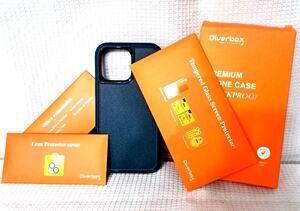 Diverbox Premium Phone Case IPhone 14 Pro Max With Screen Protector Shock Absorb